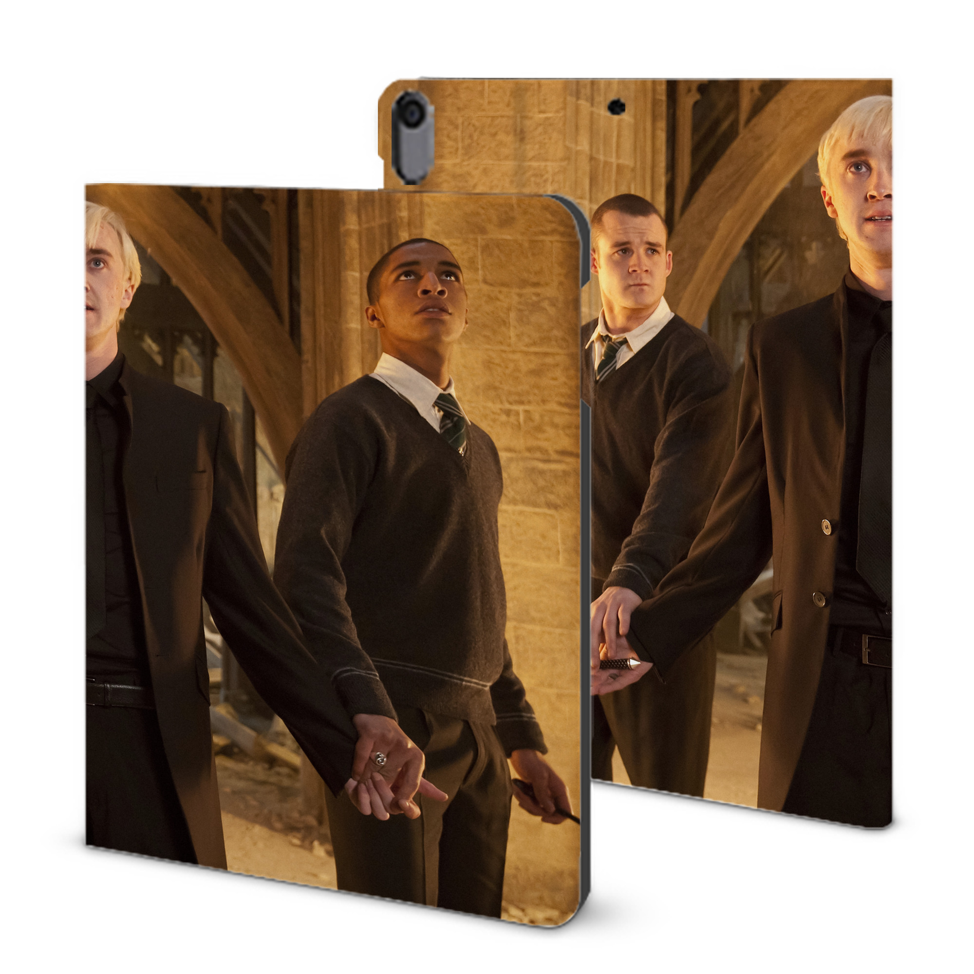 （画像用） Harry Potter ハリー・ポッターシリーズ IPad ケース ブック型 PUレザー TPU 耐衝撃 軽量 薄型 ペン収納なし 全面保護 IPad 各モデル対応